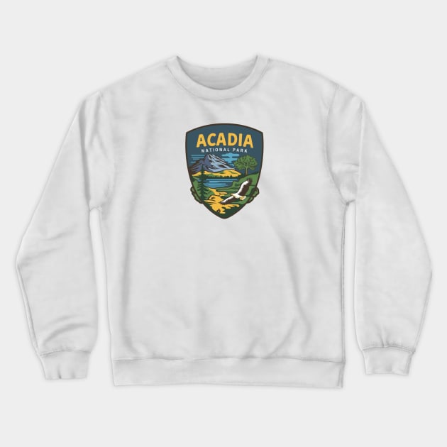 Acadia National Park Maine Crewneck Sweatshirt by Perspektiva